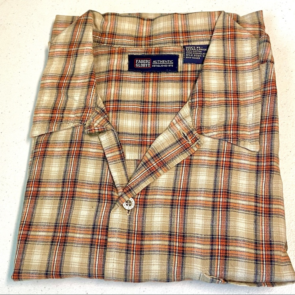 Faded Glory Mens Short Sleeve Pocket Shirt